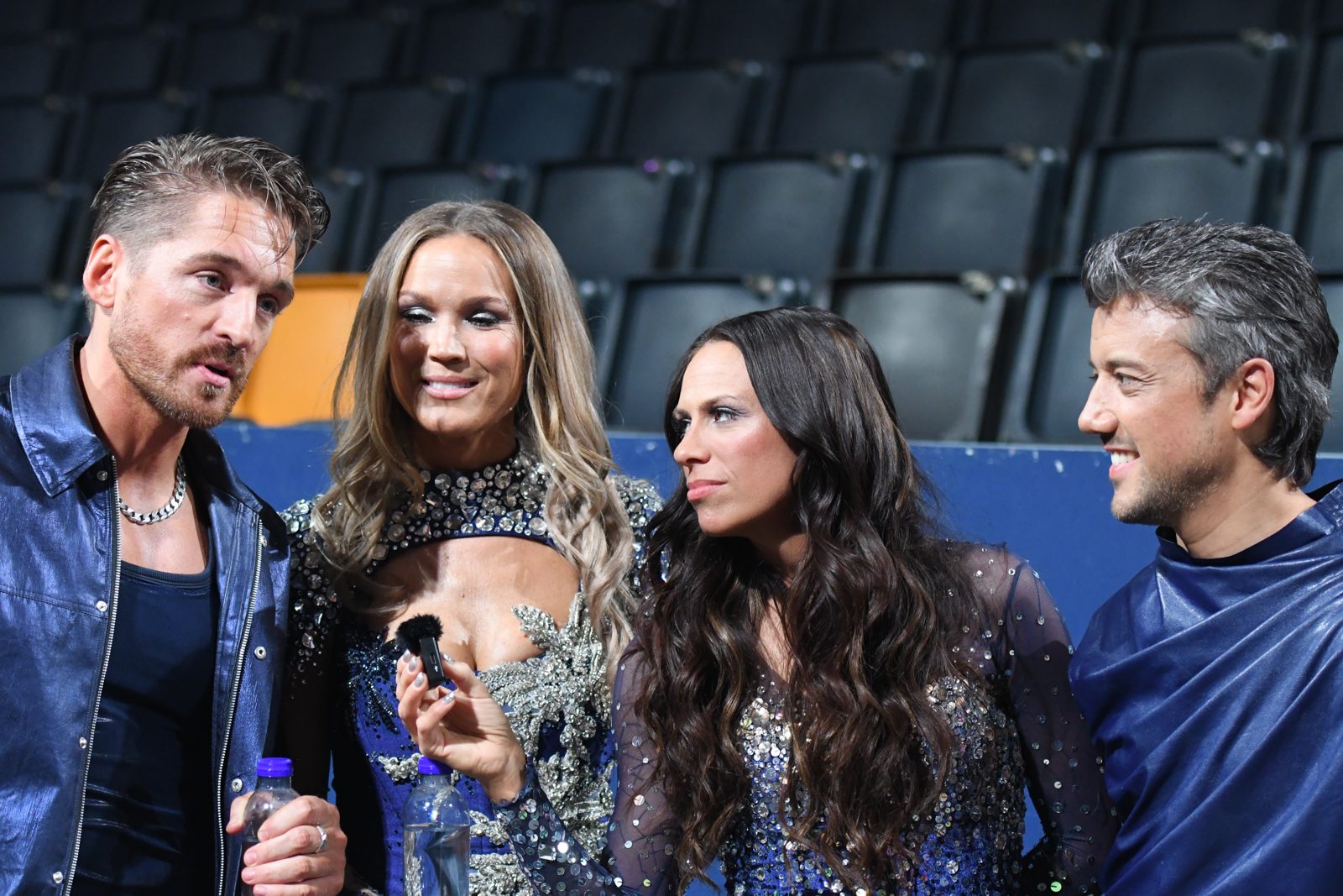A*Teens backstage during an interview at Melodifestivalen 2026 in Solna